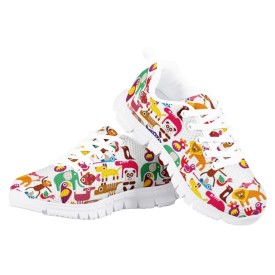 Promotionele sneakers wit - mesh en EVA - maat 35 t/m 48