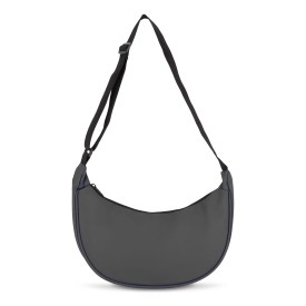 PU-gecoat R-PET 600D halve maan sling tas-Grijs