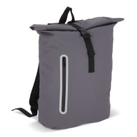 PU-gecoat R-PET 600D rolltop rugzak 20L-Grijs
