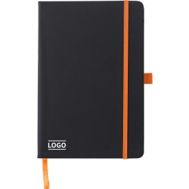 PU notitieboek Charlene-Oranje