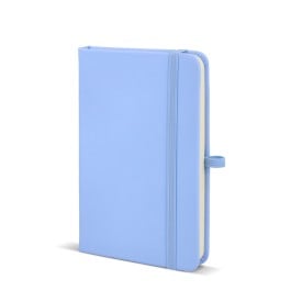 PU-Notitieboekje Sora A6-Pastel blauw