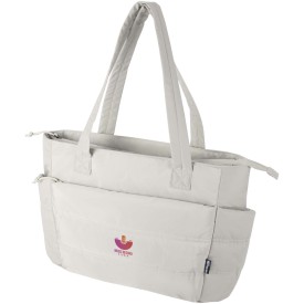 Puffer 15,6" GRS gerecycleerde laptopdraagtas 18L-Zandsteen