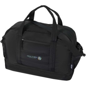 Puffer GRS gerecycleerde duffelbag met geïsoleerde bodem 30L-Zwart