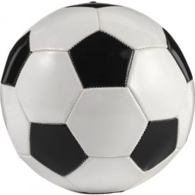 PVC voetbal-Zwart/wit