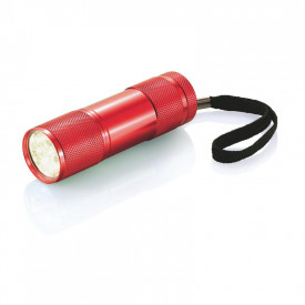 Quattro zaklamp-Rood-Zonder opdruk