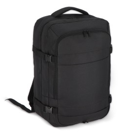 R-PET 600D Cabin proof Laptop rugzak 22L-Zwart