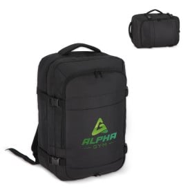 R-PET 600D cabin proof laptop rugzak 22L - gewatteerd laptopvak - reflecterende details