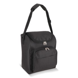 R-PET 600D koeltas, 26 x 19 x 34 cm, 13L-Zwart