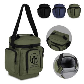 R-PET 600D Lunchkoeler 10L - geïsoleerd - verstelbare schouderriem