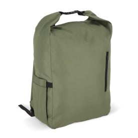 R-PET 600D Rolltop gesp rugzak 20L-Olijfgroen