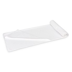 R-pet badstofhanddoek 100 x 180 cm (300 g/m²) sublimatie-Wit