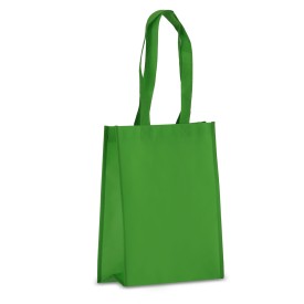 R-PET Draagtas gelamineerd non-woven 24 x 11 x 30cm 105g/m²-Lichtgroen