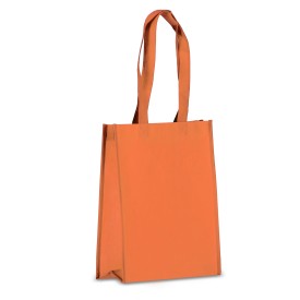 R-PET Draagtas gelamineerd non-woven 24 x 11 x 30cm 105g/m²-Oranje
