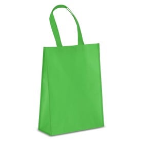 R-PET Draagtas gelamineerd non-woven 30 x 12 x 40cm 105g/m²-Lichtgroen