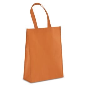 R-PET Draagtas gelamineerd non-woven 30 x 12 x 40cm 105g/m²-Oranje