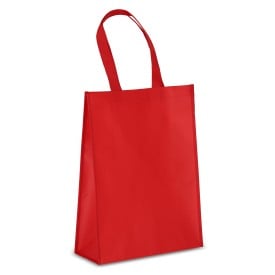 R-PET Draagtas gelamineerd non-woven 30 x 12 x 40cm 105g/m²-Rood