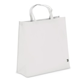 R-PET Draagtas non-woven 45 x 18 x 45cm 75g/m²-Wit