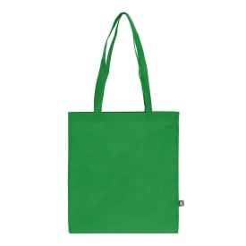 R-PET Draagtas non-woven lange handvatten 38 x 42cm 75g/m²-Groen