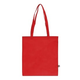 R-PET Draagtas non-woven lange handvatten 38 x 42cm 75g/m²-Rood