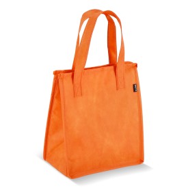 R-PET koeltas, non-woven, 23 x 15 x 27,5 cm, 75 g/m²-Oranje