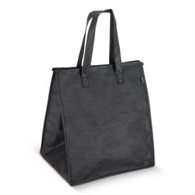 R-PET koeltas, non-woven, 33 x 25,5 x 37 cm, 75 g/m²-Zwart