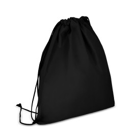 R-PET Rugzak non-woven 38 x 42cm 75g/m²-Zwart
