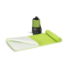 R-PET sneldrogende sport handdoek 40x80cm met etui (200g/m²) sublimatie-Lichtgroen