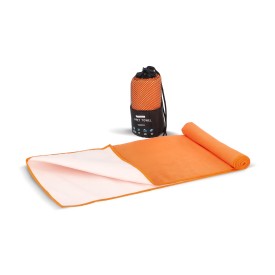 R-PET sneldrogende sport handdoek 40x80cm met etui (200g/m²) sublimatie-Oranje