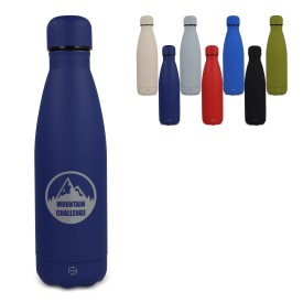 R-Swing soft touch thermosfles 500ml - recycled RVS - dubbelwandig