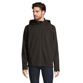 RACE MEN HOODED JACKET-Zwart