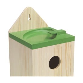 Rackpack nestkastje - FSC dennenhout - afneembaar dak - 14x14x26.8 cm