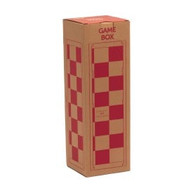 Rackpack schaakspel - hout - cadeau verpakking voor een fles wijn