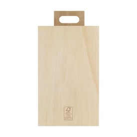 Rackpack wijnkist en kaasplank in 1 - FSC hout - deksel als snijplank