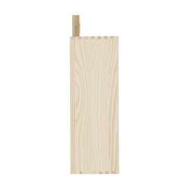 Rackpack wijnkist en kaasplank in 1 - FSC hout - deksel als snijplank