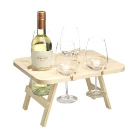 Rackpack Wine Table-Houtbruin