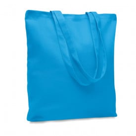 Rassa coloured stevige canvas boodschappentas-Turkoois