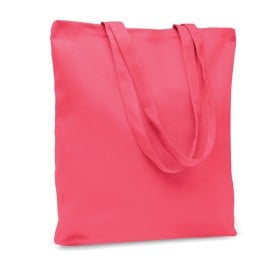 Rassa shopper - canvas - 270gr/m² - 38 41 x 9 cm - lange hengsels -Fuchsia