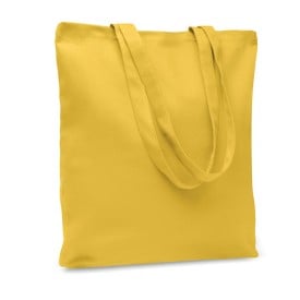 Rassa shopper - canvas - 270gr/m² - 38 41 x 9 cm - lange hengsels -Geel