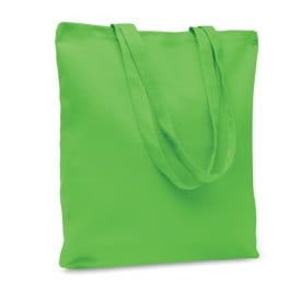 Rassa shopper - canvas - 270gr/m² - 38 41 x 9 cm - lange hengsels -Limoen
