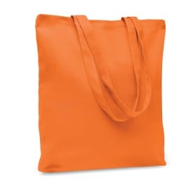 Rassa shopper - canvas - 270gr/m² - 38 41 x 9 cm - lange hengsels -Oranje