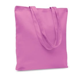 Rassa shopper - canvas - 270gr/m² - 38 41 x 9 cm - lange hengsels -Paars