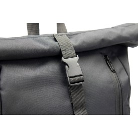 RB Basic rolltop rugzak - rPET - 600D - met voorvak