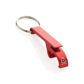 RCS fles- en blikopener van gerecycled aluminium-Rood