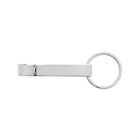Sleutelhanger - gerecycled zink - 6 cm - met flesopener