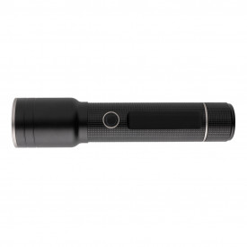 Heavy Duty zaklamp - gerecycled aluminium - LED - oplaadbaar - 800M bereik