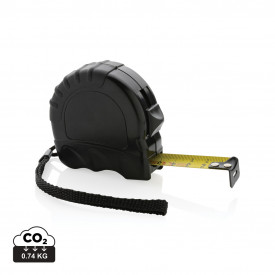 RCS gerecycled plastic 5M/19 mm rolmaat-Zwart