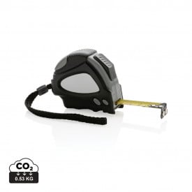 Rolmaat - 3 m - 1,6 cm - RCS gerecycled plastic - automatische stop - polsbandje