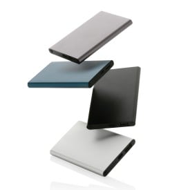 Powerbank - 4.000mAh - gereycled plastic/alu - plat ontwerp