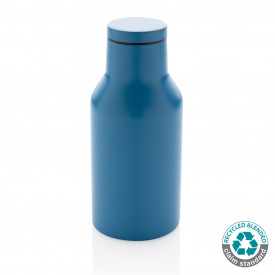 RCS gerecycled roestvrijstalen compacte fles-Blauw