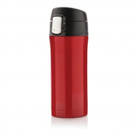 RCS gerecycled roestvrijstalen easy lock lekvrije vacuüm mok-Rood